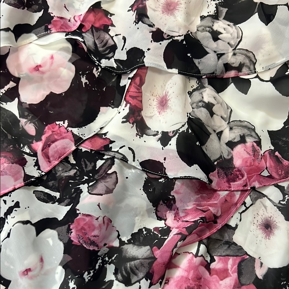 Vintage Floral Layered Dress - Picture 4 of 4